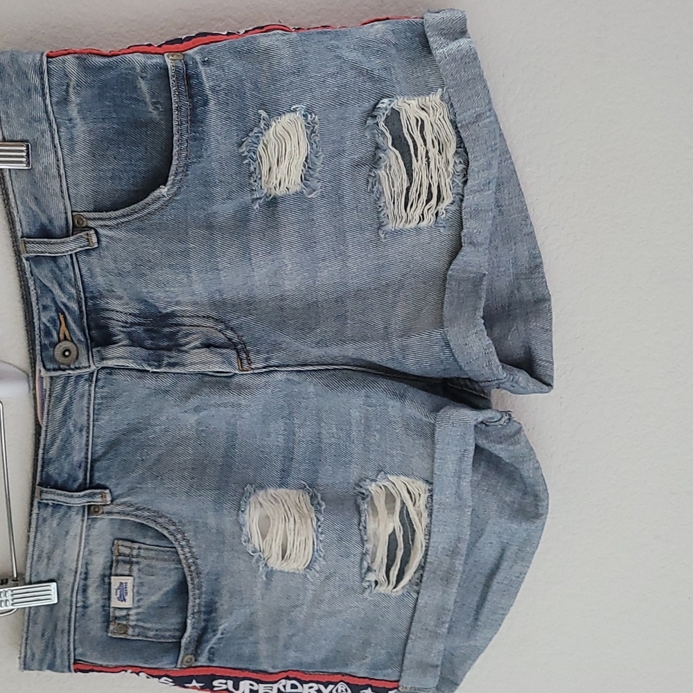 Superdry distressed vintage boyfriend jeans